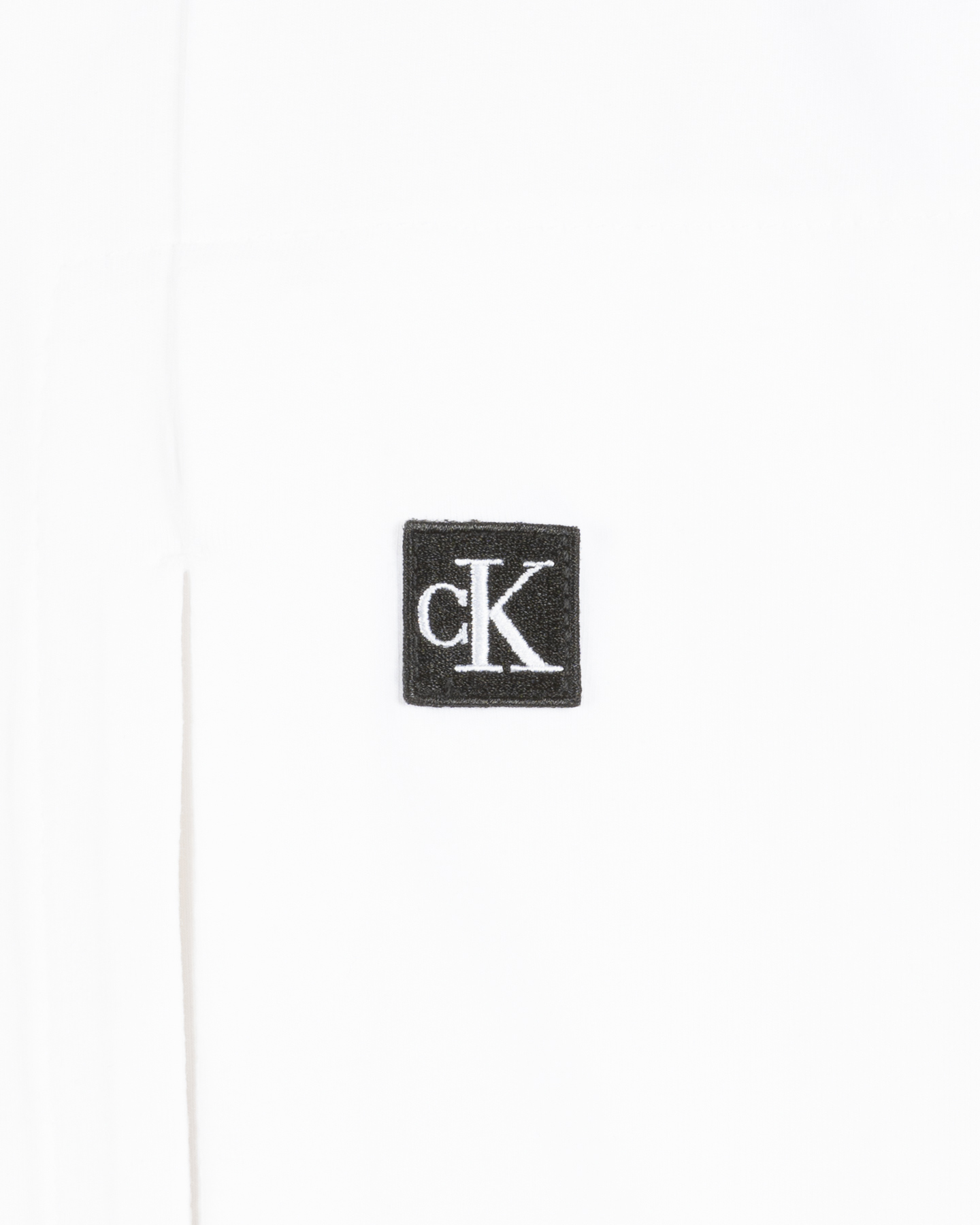 T-shirt CALVIN KLEIN JEANS CLEAN CUTLINES JR - Bianco - 2 | Cisalfa Sport